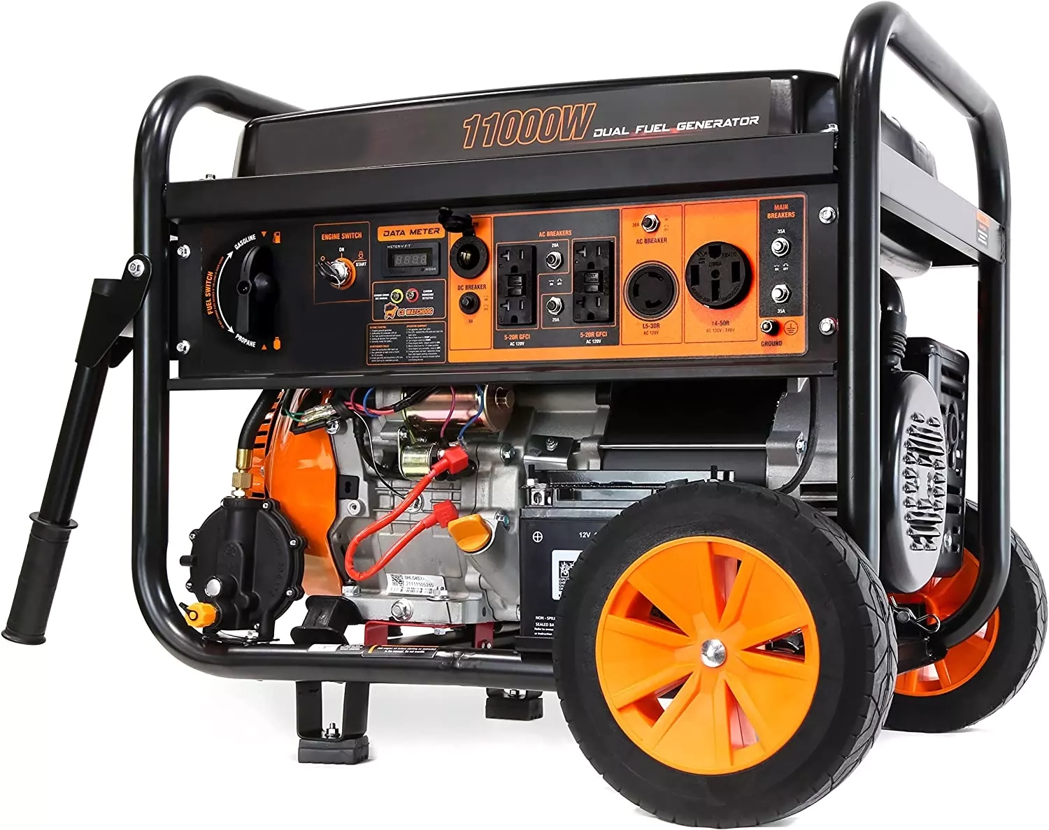 11000 Watts – Generador de Arranque Eléctrico Dual